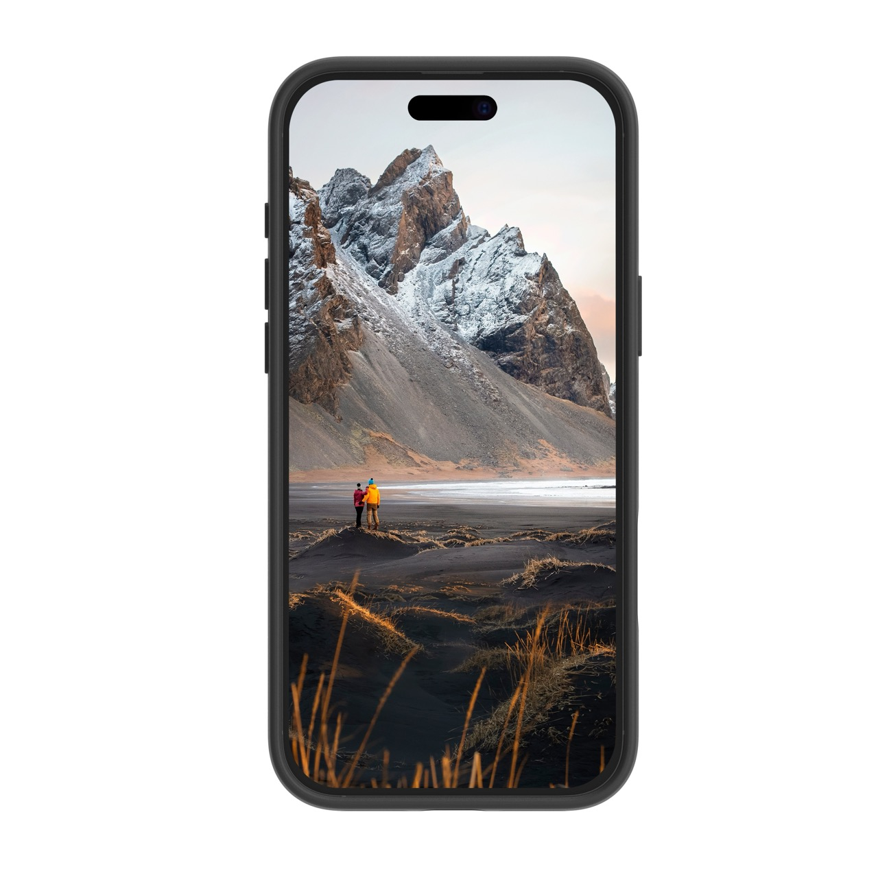 iPhone 16 Pro Max Hardcase Hülle Clear Case Iceland Ultra D3O MagSafe Recycled (IUK7BL006300) - Schwarz