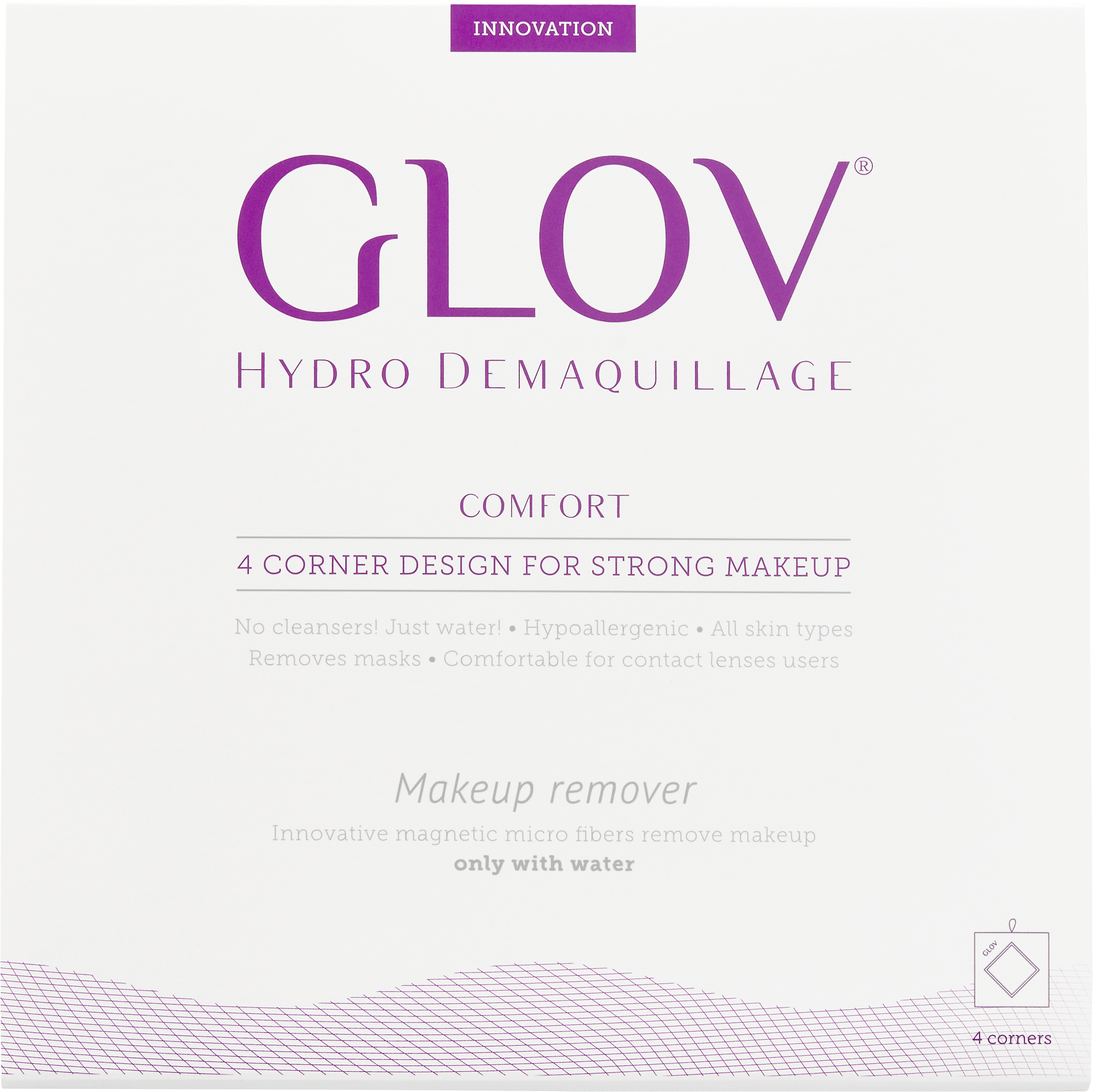 GLOV  Comfort Make-up Remover, Very Berry