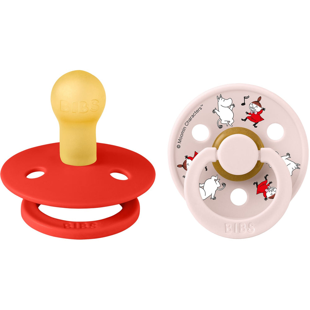 Køb Bibs X Moomin Candy Apple Mix Sut Colour 2-Pak Dancing Latex