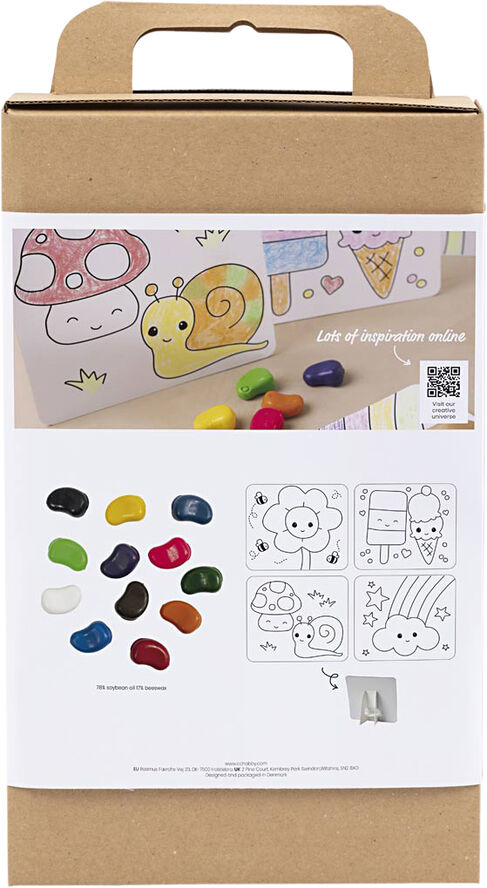 Creativ Company DIY Kit Farvelægning, Tegneplade
