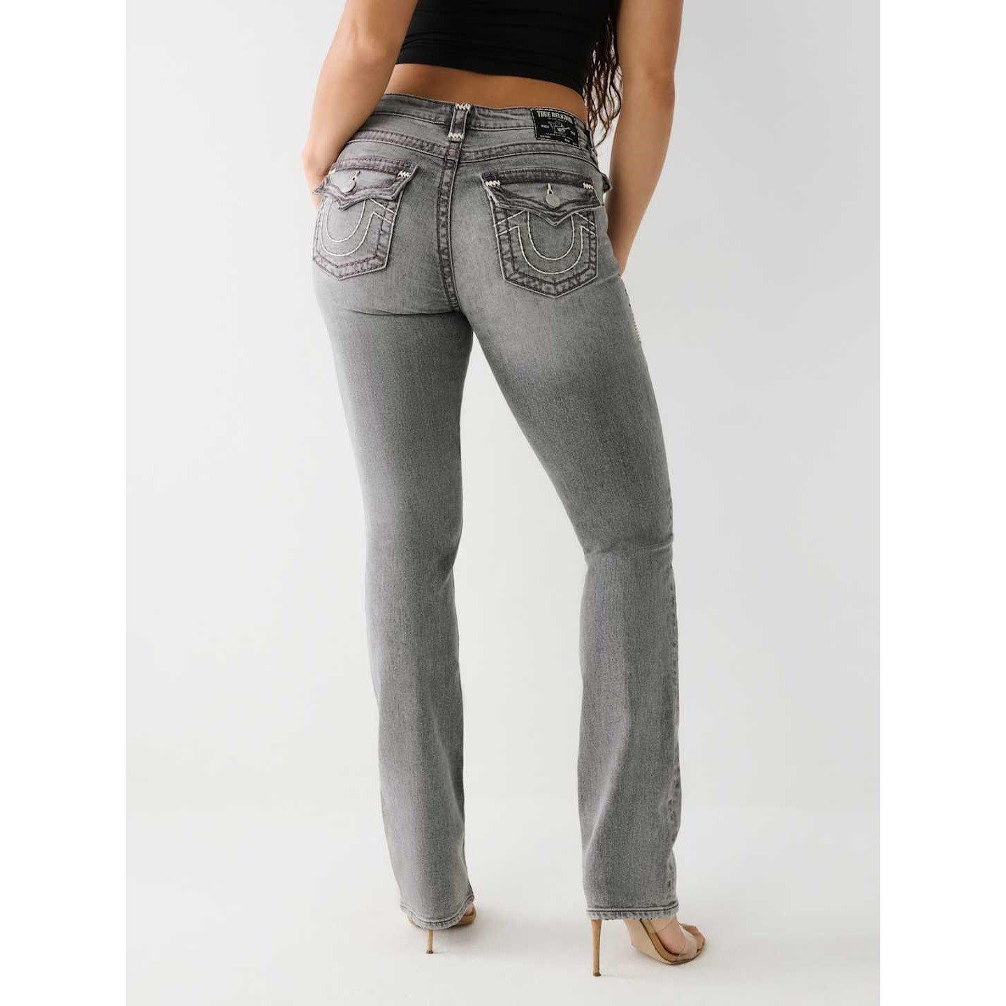 True Religion TR Billie Straight Jeans Womens