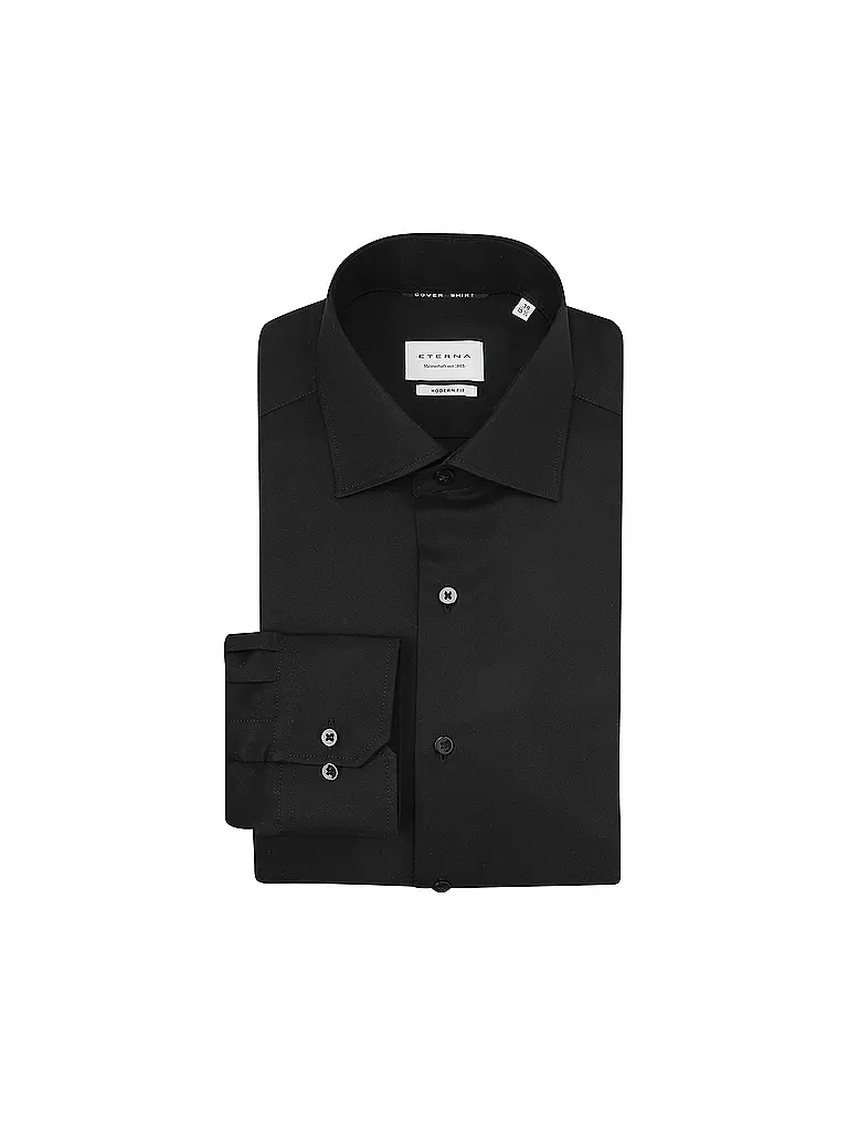 ETERNA Hemd Comfort Fit schwarz