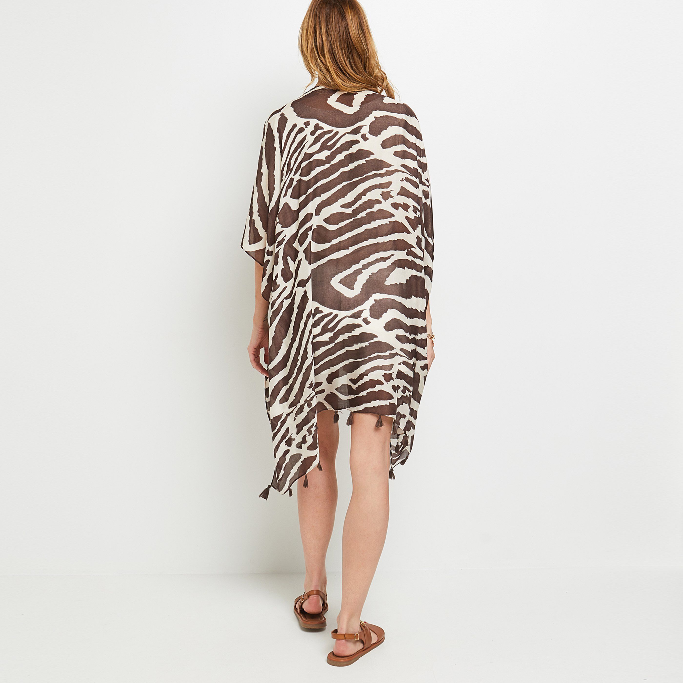 Paréo imprimé femme - CAMEL