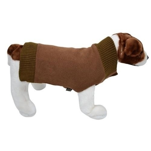 Camisa marrom leal Amore para cães