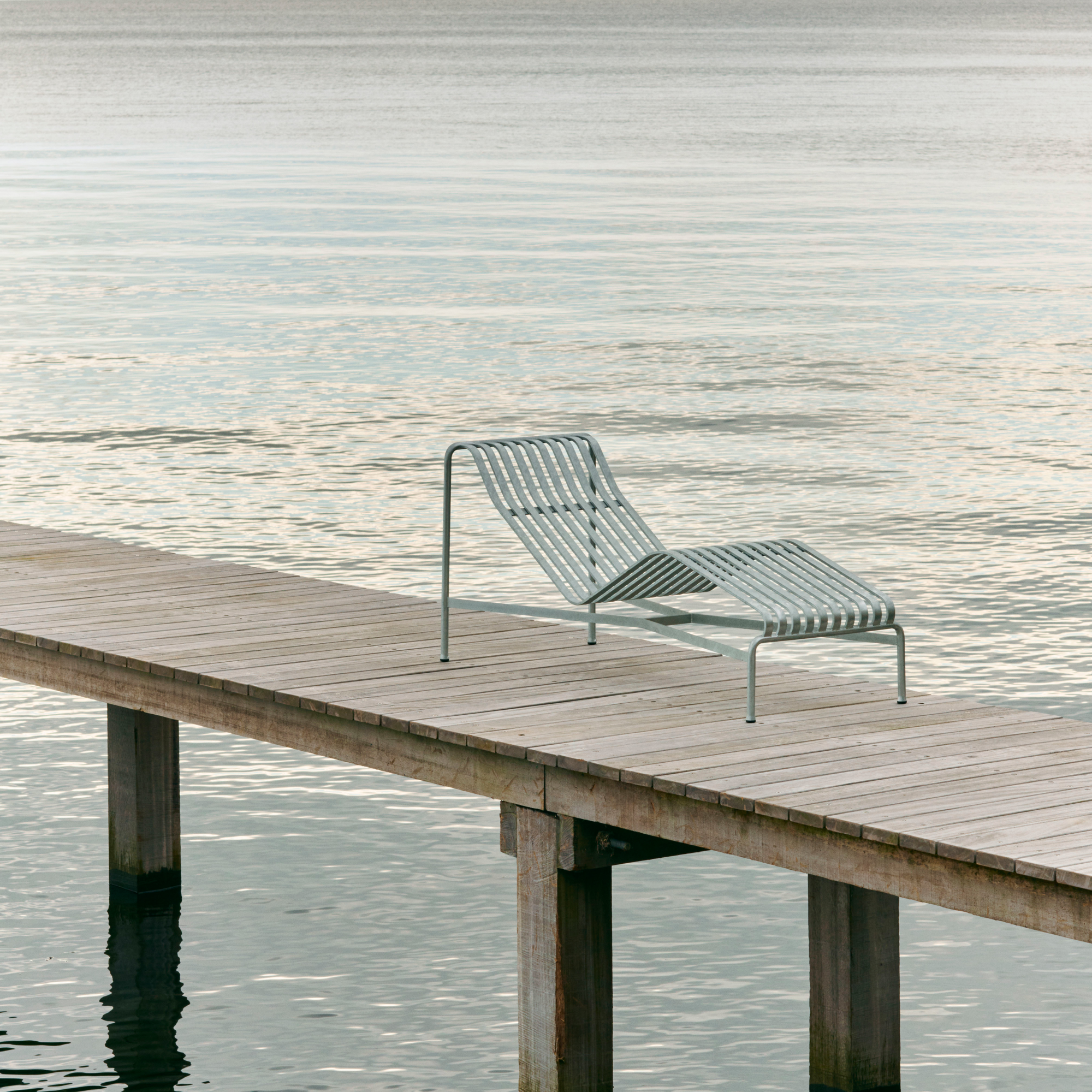 Ligbed Palissade Chaise Longue hot galvanised