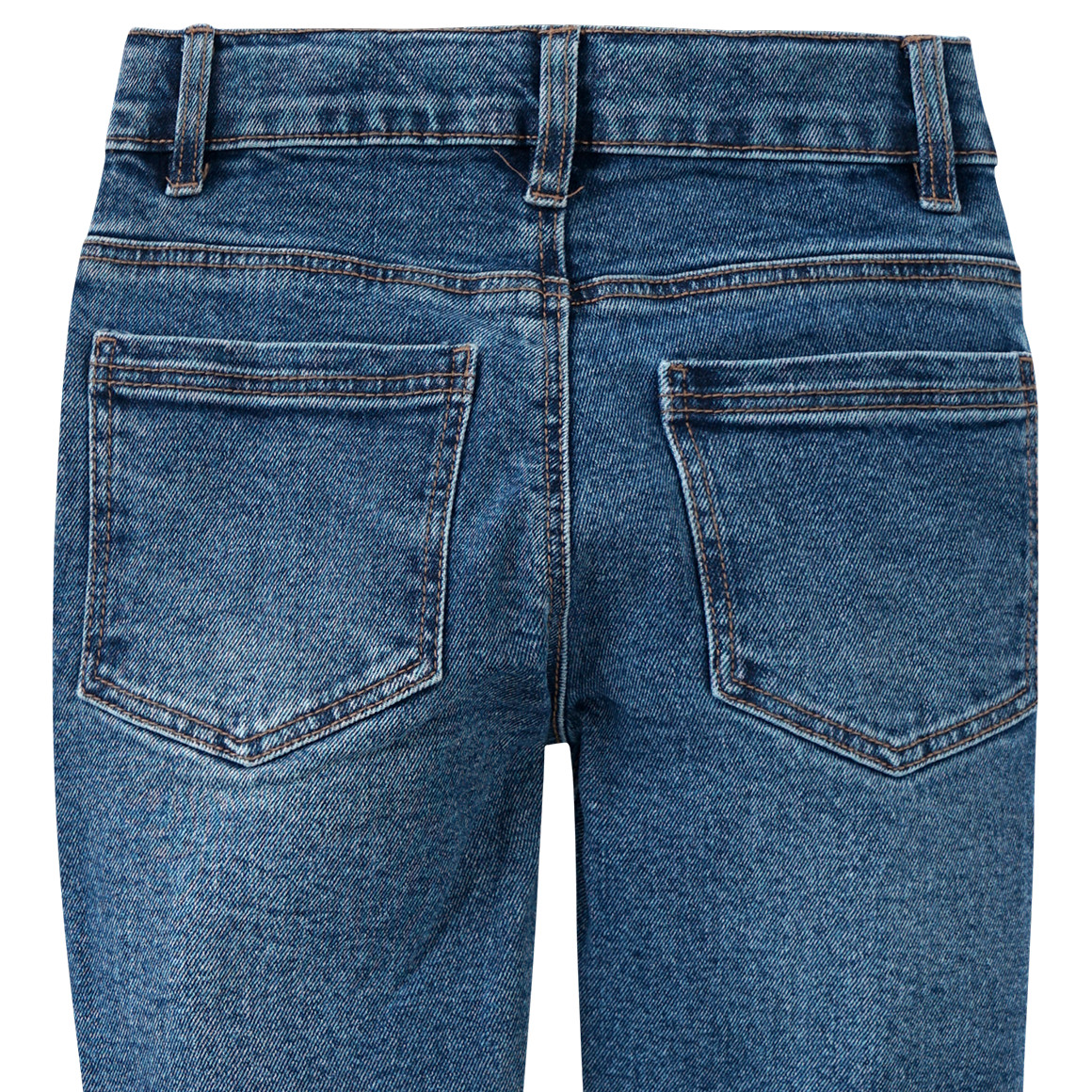 Jonas Nielsen Jungen Slim-Jeans mit Used-Waschung dunkelblau