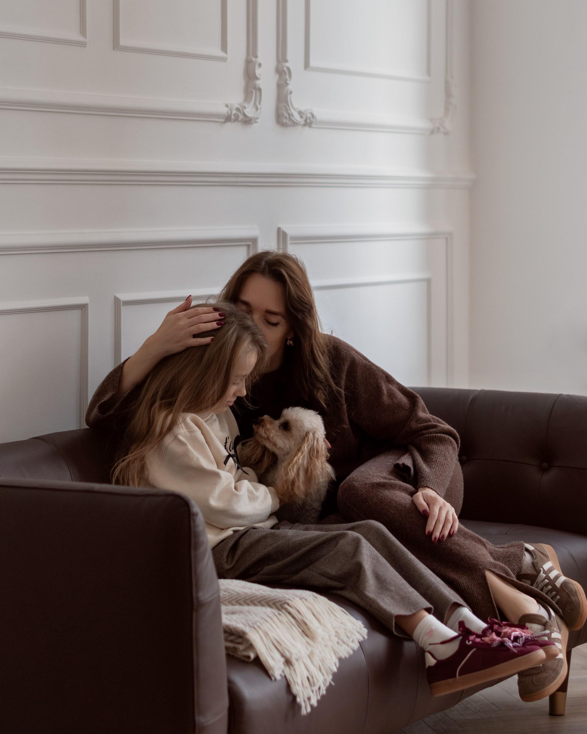 Bank 3-zits BYSKE Leer Donkerbruin