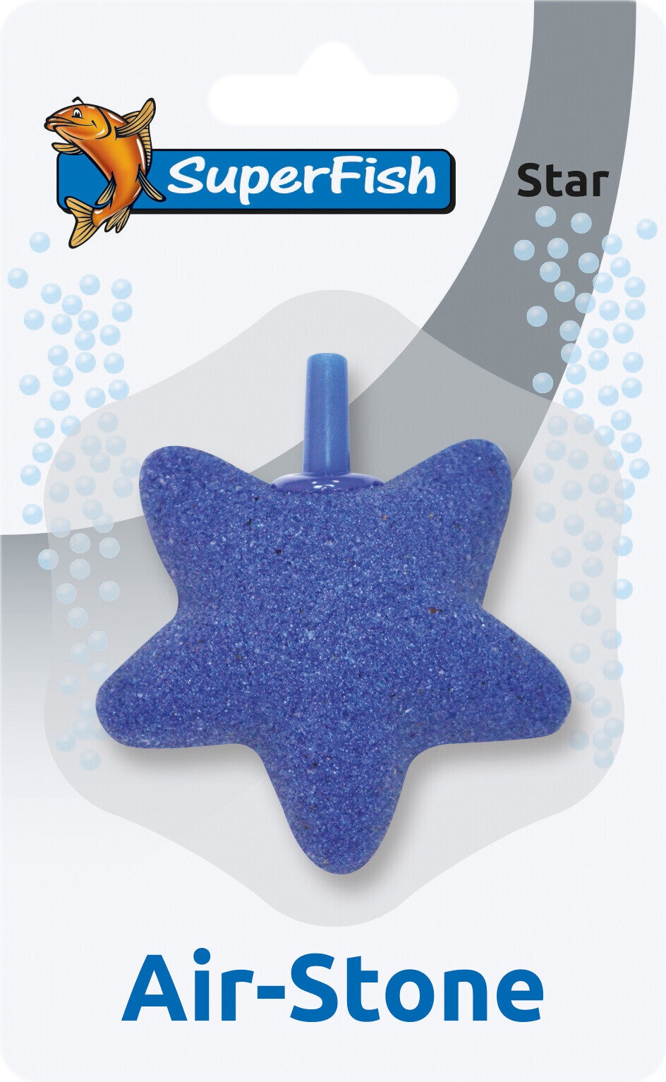 SuperFish luchtsteen ster blauw 6 x 2 x 6 cm