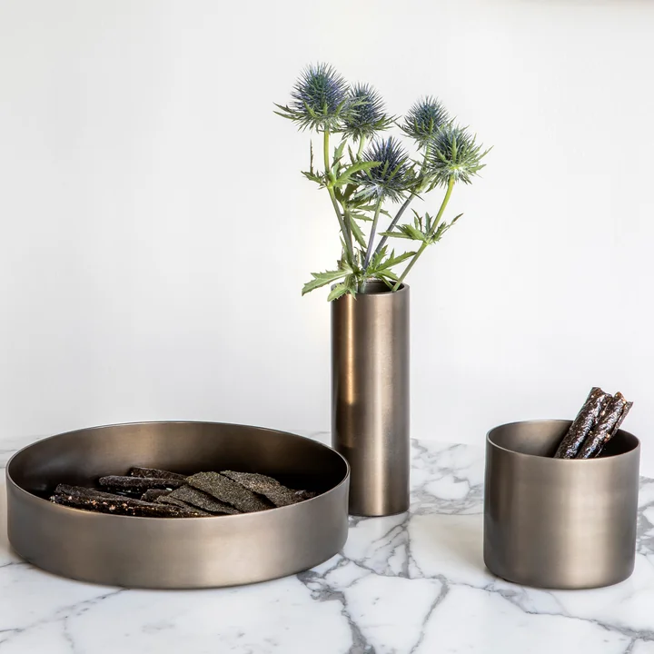 XLBoom - Noella Vase Small, schwarz matt
