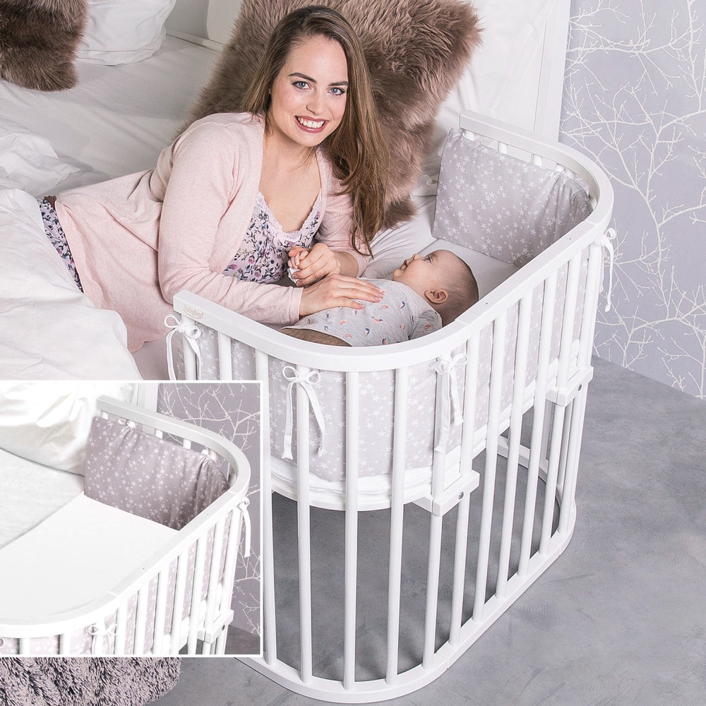 Køb babybay® Bedside Crib Hvid Varnished Maxi Co-Sleeper Babyseng