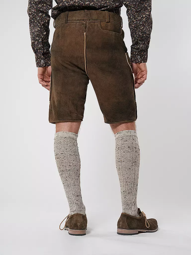 GWEIH & SILK Lederhose ARNOLD  hellbraun