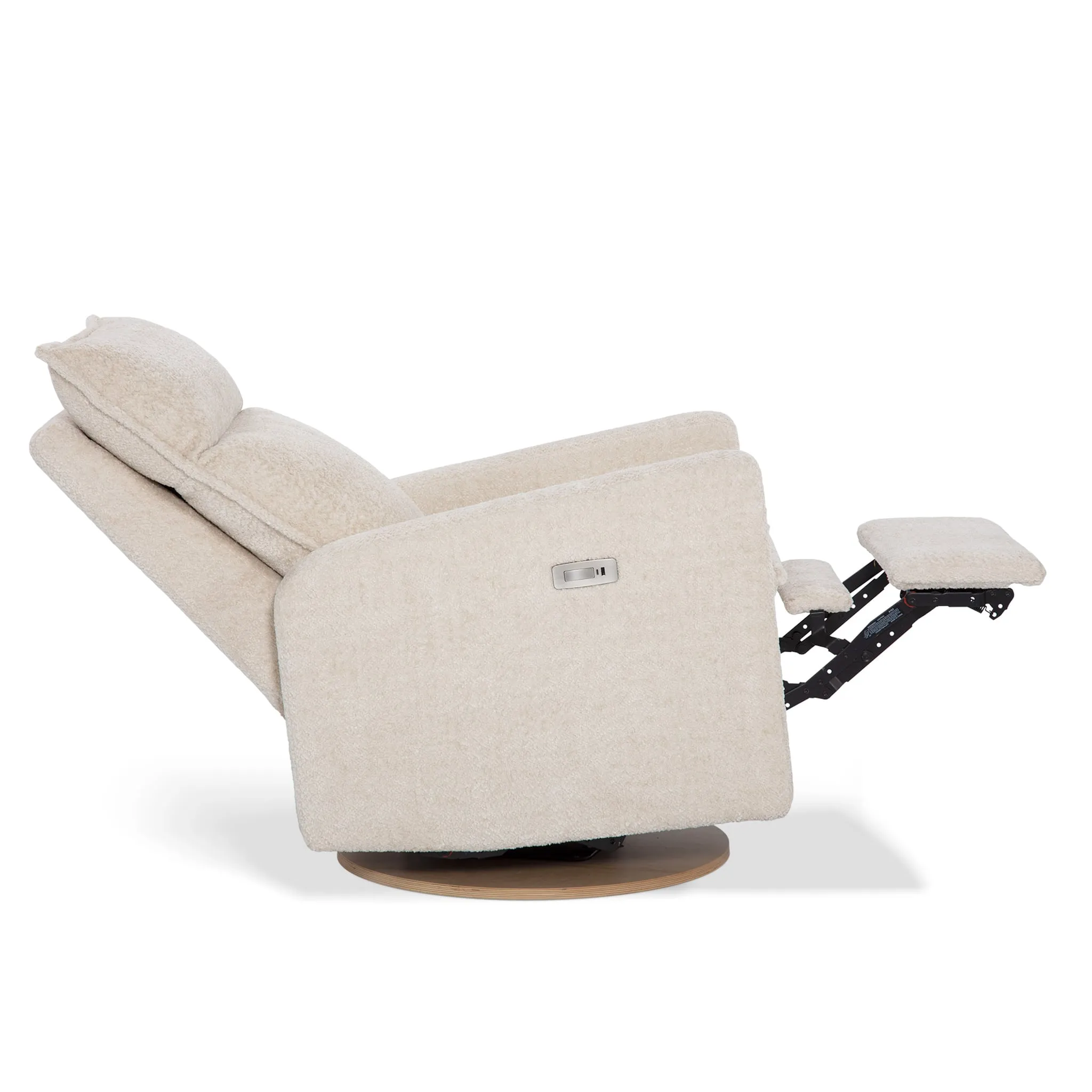 Jaymar BB Fauteuil Berçant et Pivotant Arya - Puppy Sand avec Mécanisme Électrique