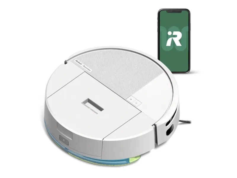 iRobot Roomba 205 DustCompactor Robotstøvsuger med gulvvask - Hvid