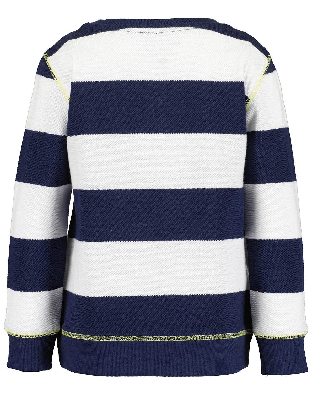 Sweatshirt WIDE STRIPES in ultramarin/weiß