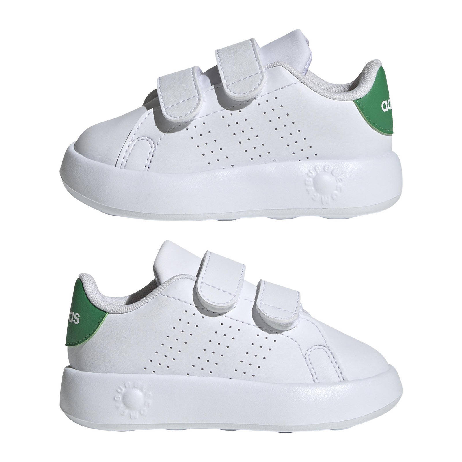 adidas Advantage  sneakers wit/groen
