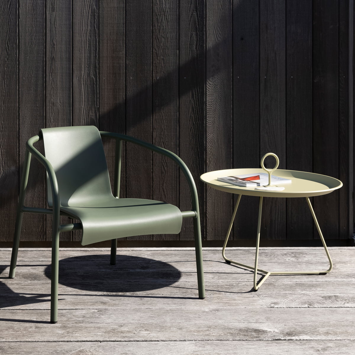 Eyelet bijzettafel small Ã45 Black