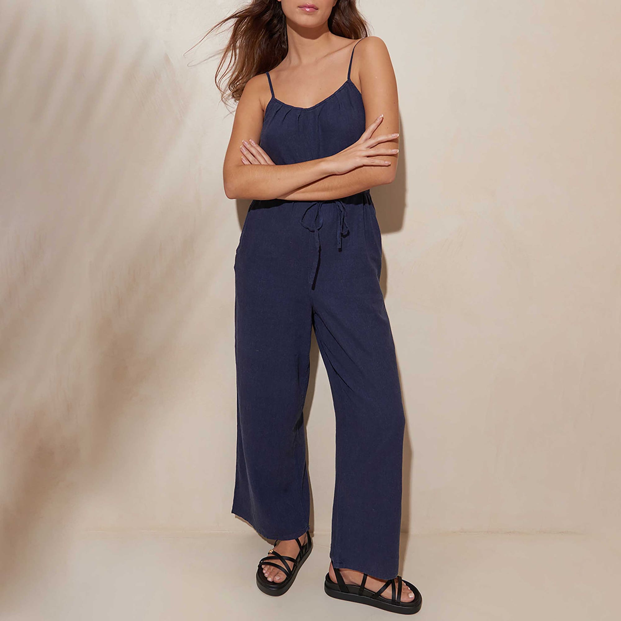 Combinaison Femme bleu marine