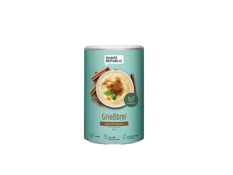 Shape Republic Griessbrei Zimt 560g Mahlzeitenersatz mit Süssungsmitteln