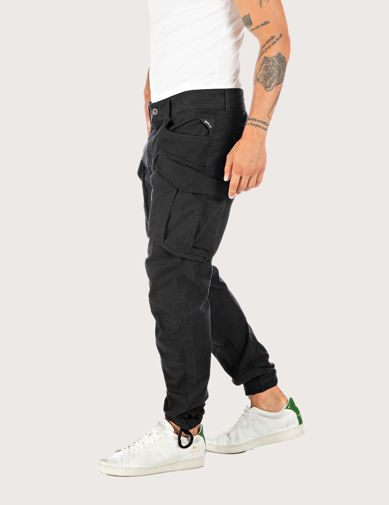 REPLAY PANTALON CARGO JOE NOIR