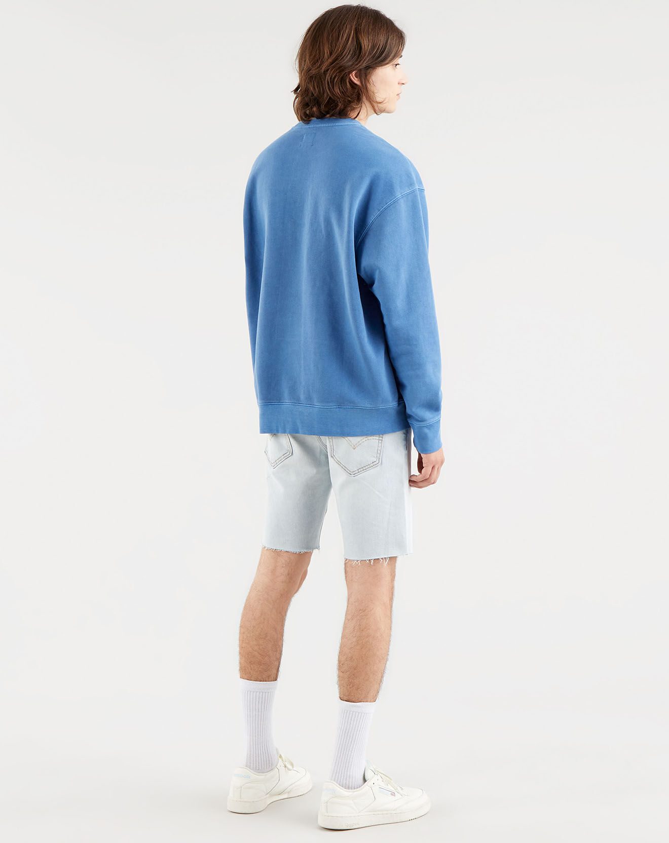Levi's® Sweat en Coton graphique décontracté bleu