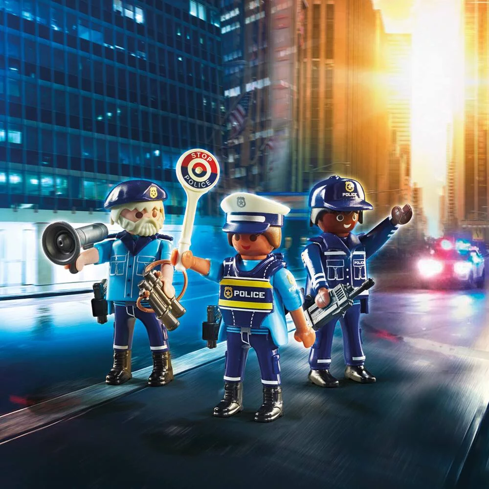POLICE EQUIPE DE POLICIERS - 70669