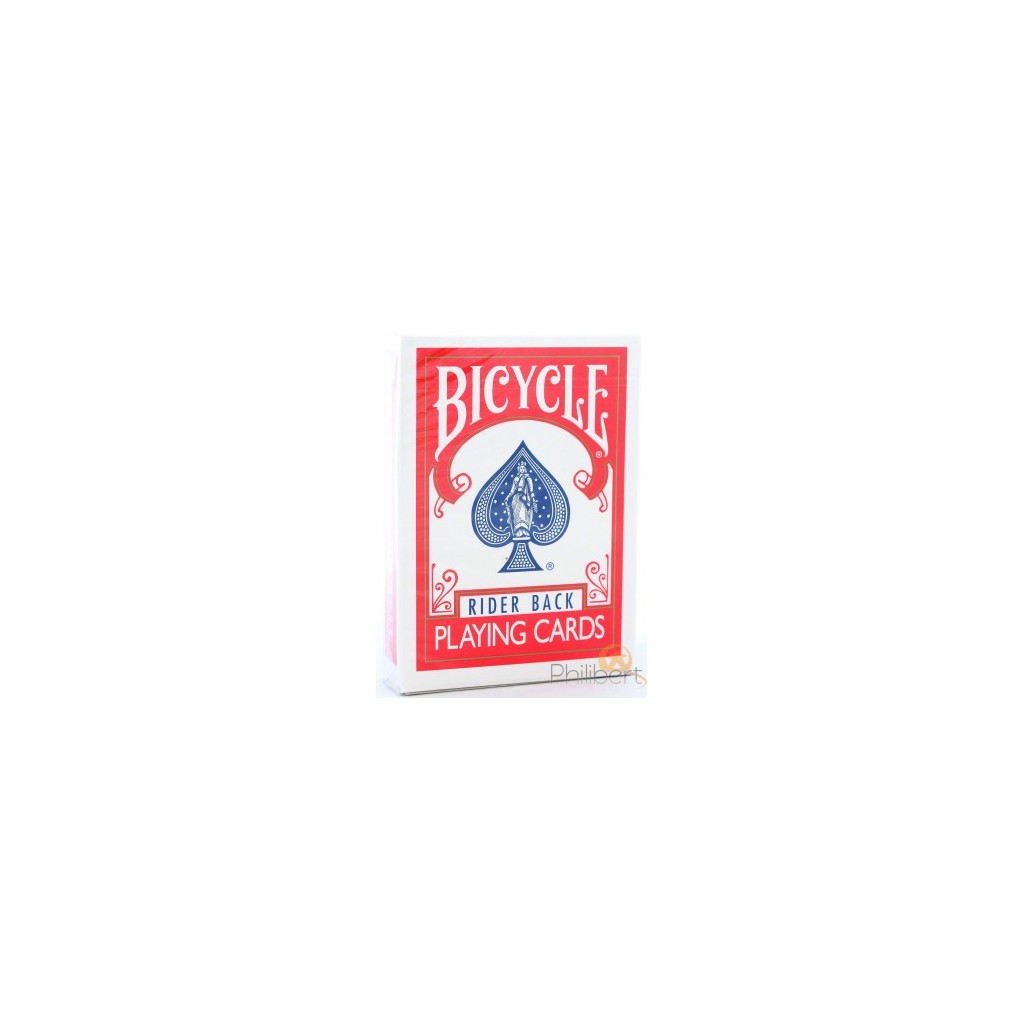 Bicycle - Dos Blanc/Face Normal - Standard - Rouge - Spéciales Magie
