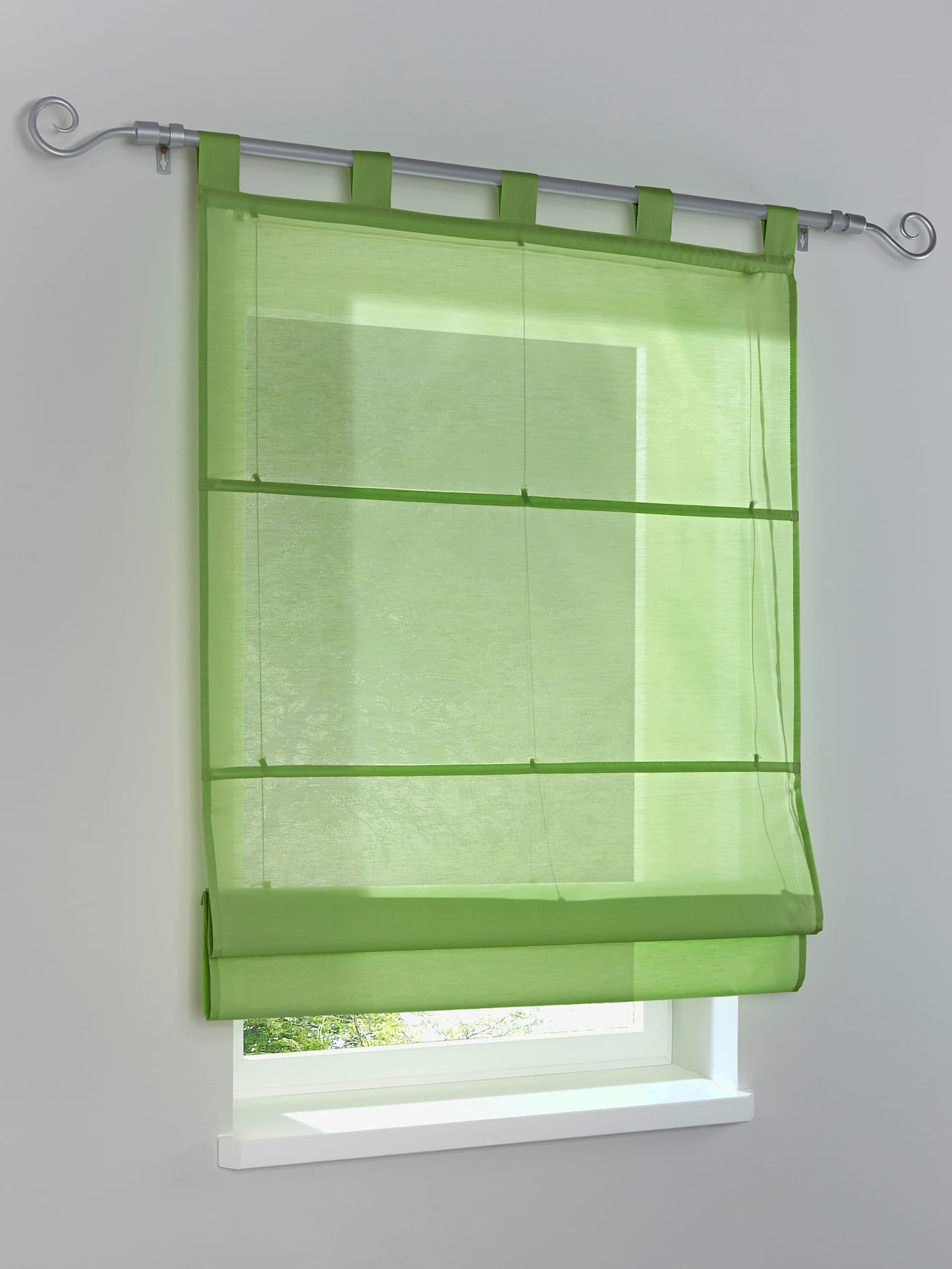 Store-bateau tissu uni