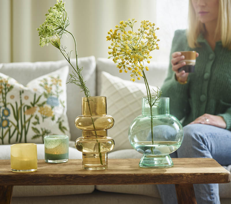 Dolce vase 22 cm grønn