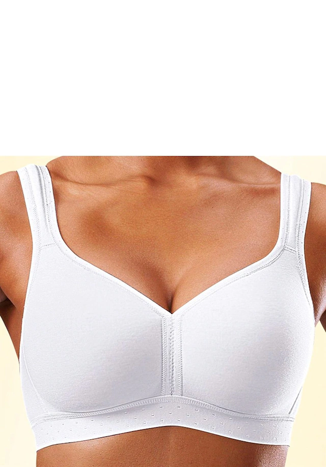 petite fleur Soft-BH Packung, 2 Stück,  ohne Bügel aus sanfter Baumwolle