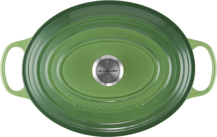 Le Creuset Oval støbejernsgryde 6,3 L Bamboo Green Bamboo green