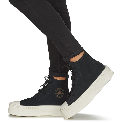 Converse - CHUCK TAYLOR ALL STAR MODERN LIFT PLATFORM MONO SUEDE - Noir