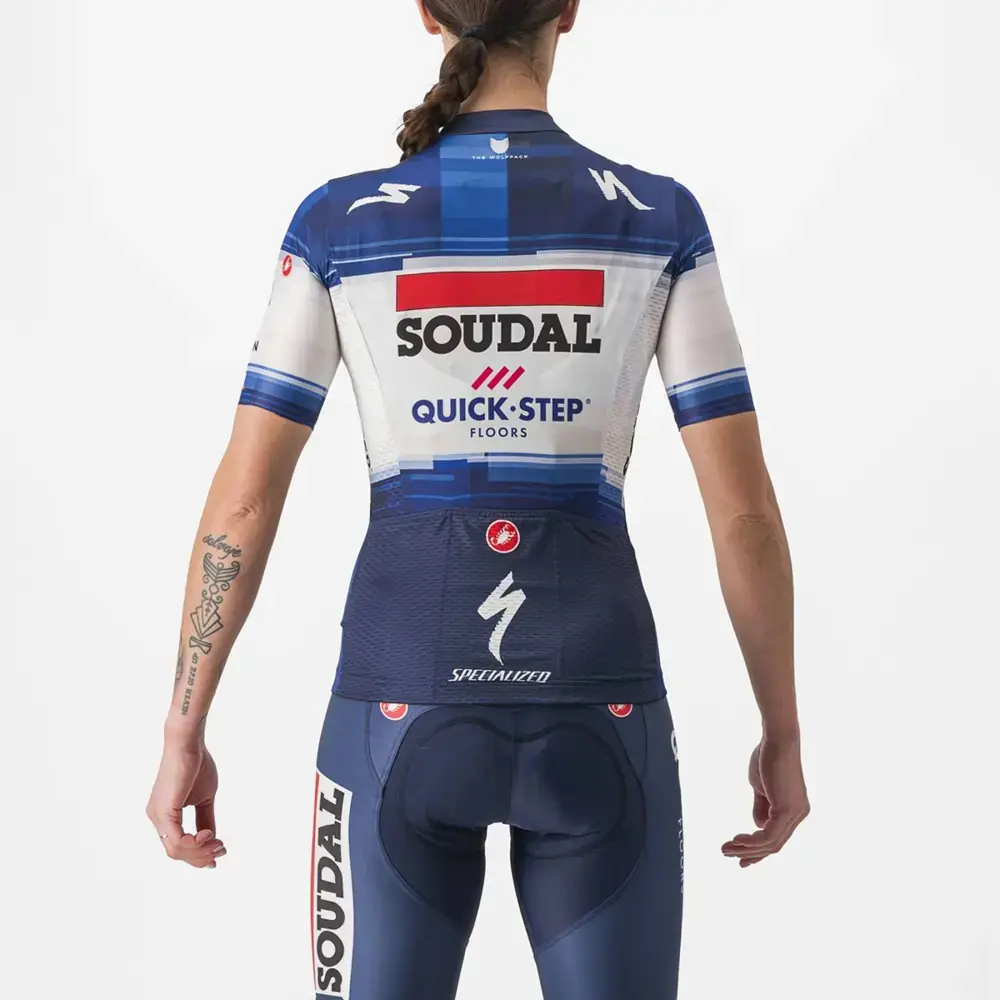 Castelli Competizione 2 Soudal Quick-Step Fietsshirt Korte Mouwen Dames