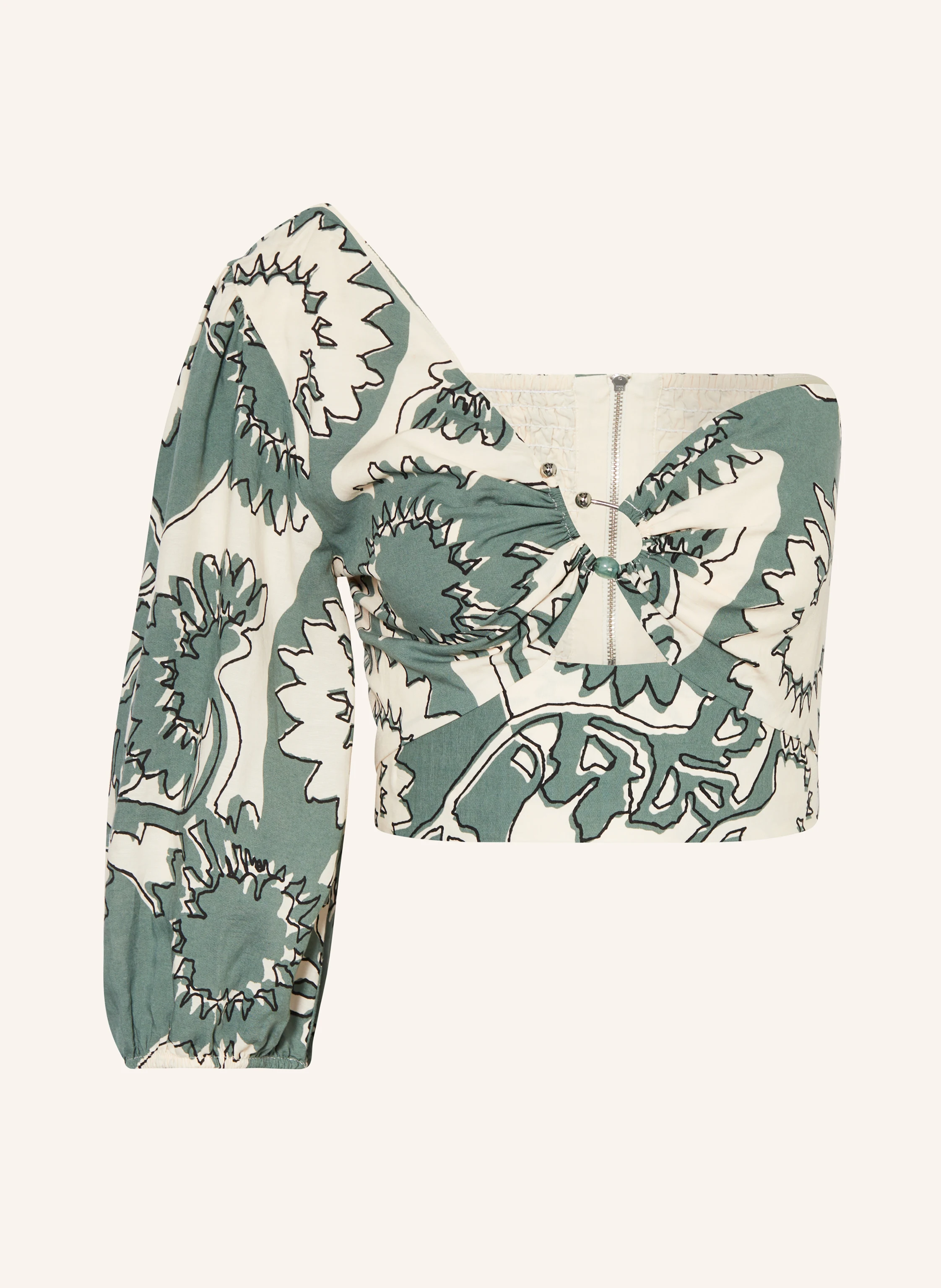 ba&sh One-Shoulder-Bluse aus Jersey