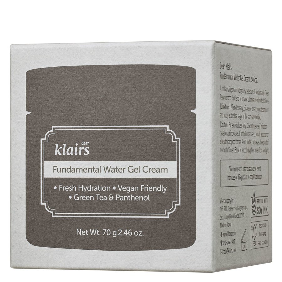 Klairs Fundamental Water Gel Cream 70ml