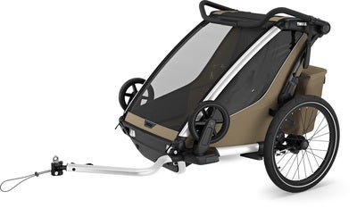 Thule Chariot Cross 2 Sykkelvogn, Khaki G3