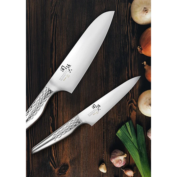 Set 3 couteaux de cuisine SHOSO 12 15 18cm Kai
