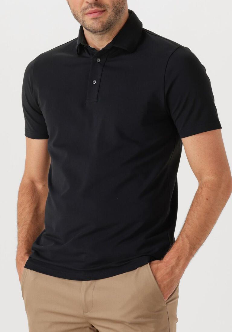 donkerblauwe gentiluomo polo polo 3 button j2017-202