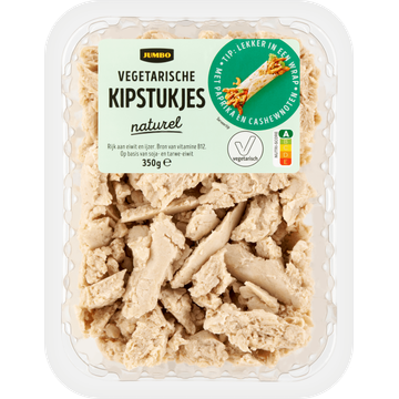 Jumbo Vegetarische Kipstukjes Naturel 350 g