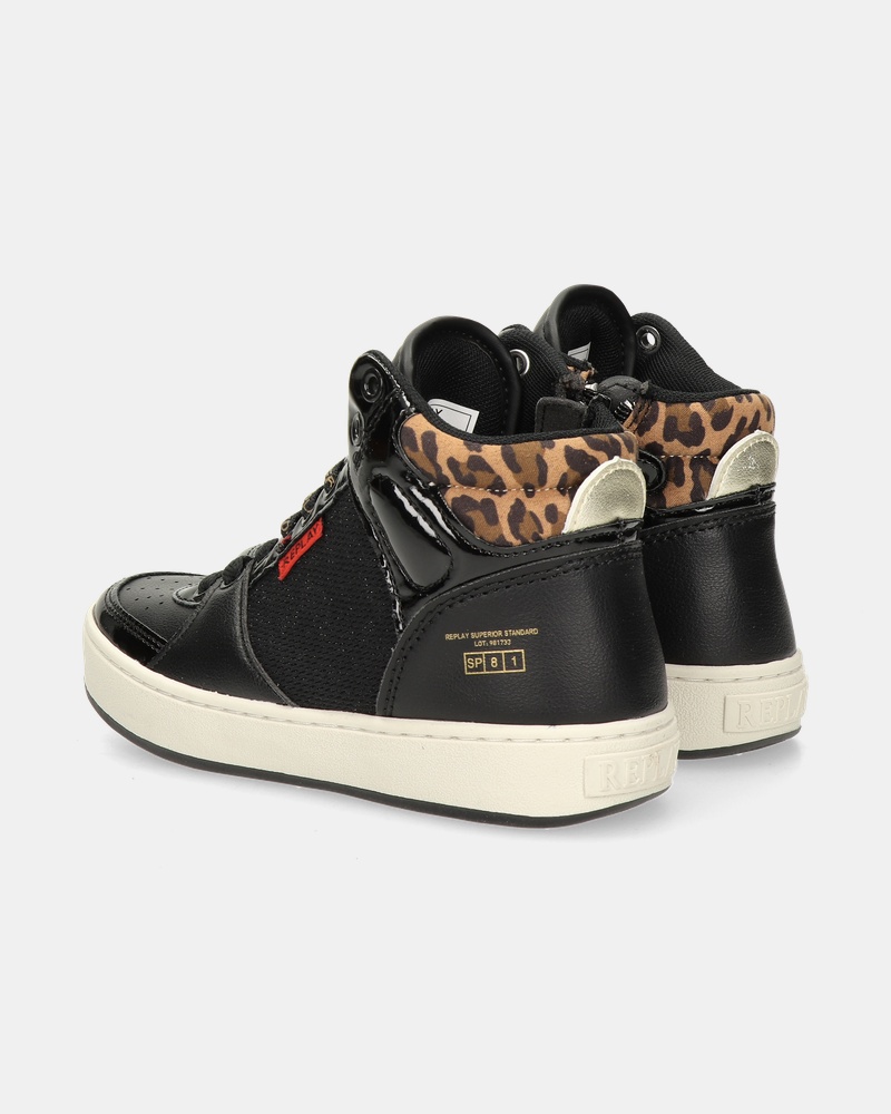 Replay Cobra 6D Hoge sneakers  - zwart