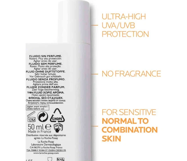 LA ROCHE-POSAY Anthelios UVmune 400 Invisible Fluide SPF50