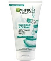 Garnier - Skin Active Aloe Hyaluronic Cleansing Foam 150 ml - Rens