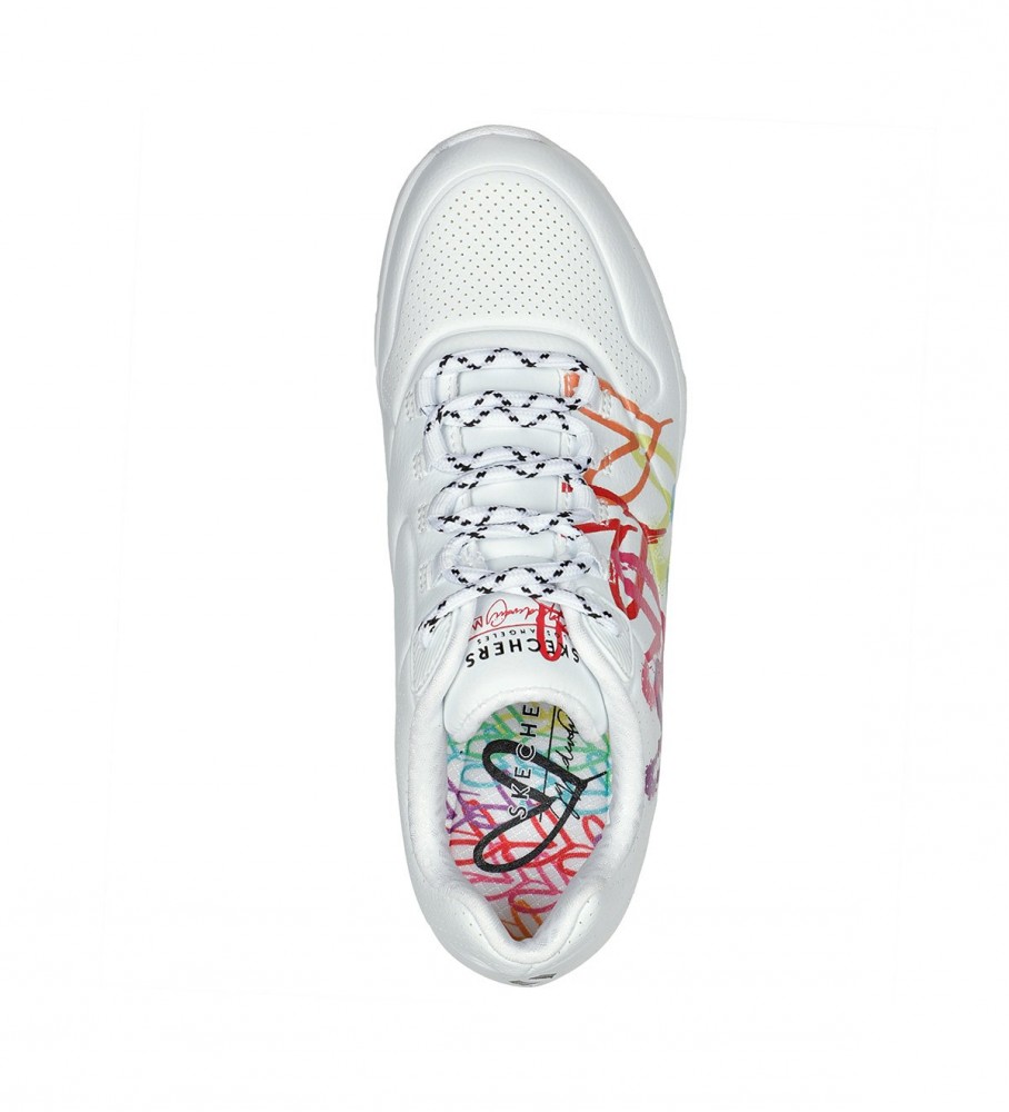 Tênis Skechers Uno 2, branco, multicolorido