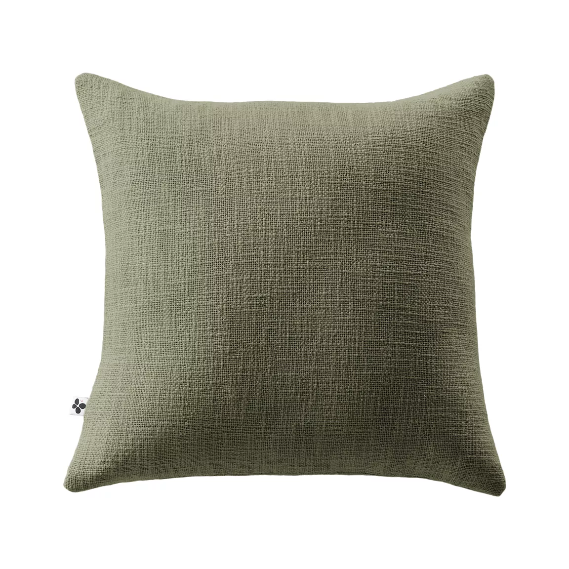 Coussin carré coton (45 x 45 cm) Sixtine Vert romarin