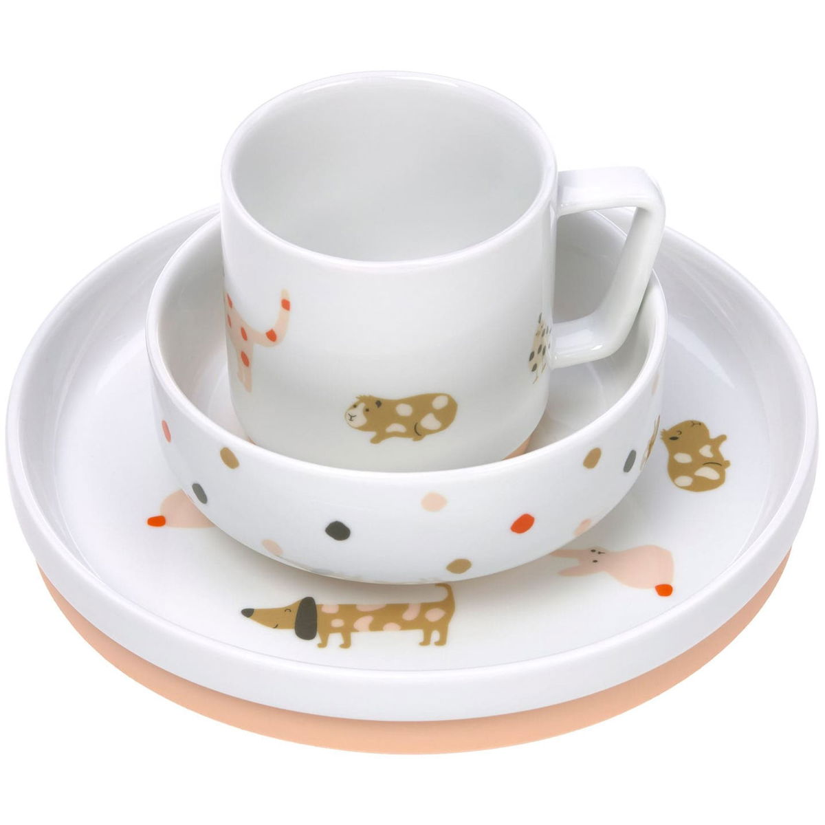 LässigLässig   Porzellan Geschirrset Little Mateys spicy orange