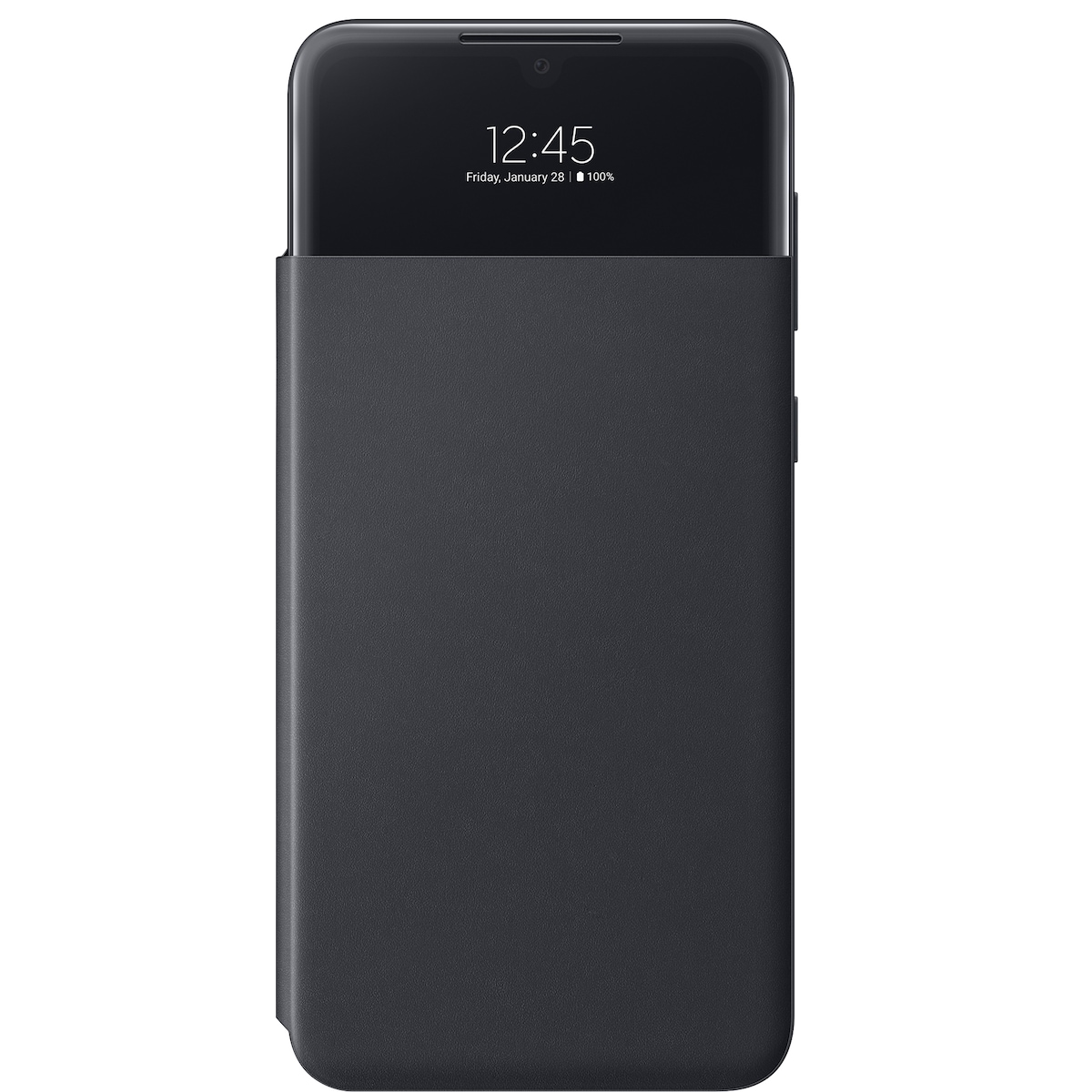 Samsung Galaxy A33 Smart S View lommebokdeksel (sort)