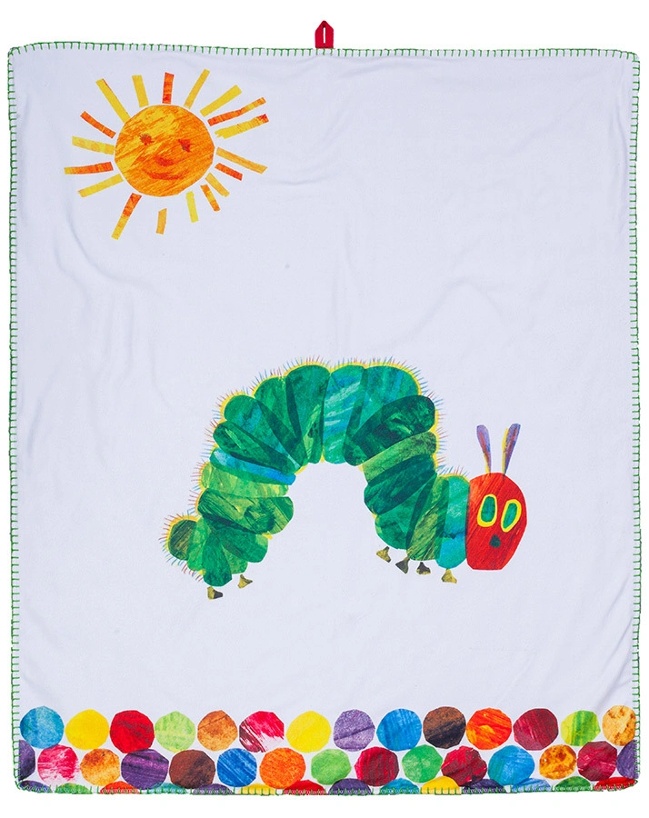 Decke RAUPE NIMMERSATT (75x90) in bunt