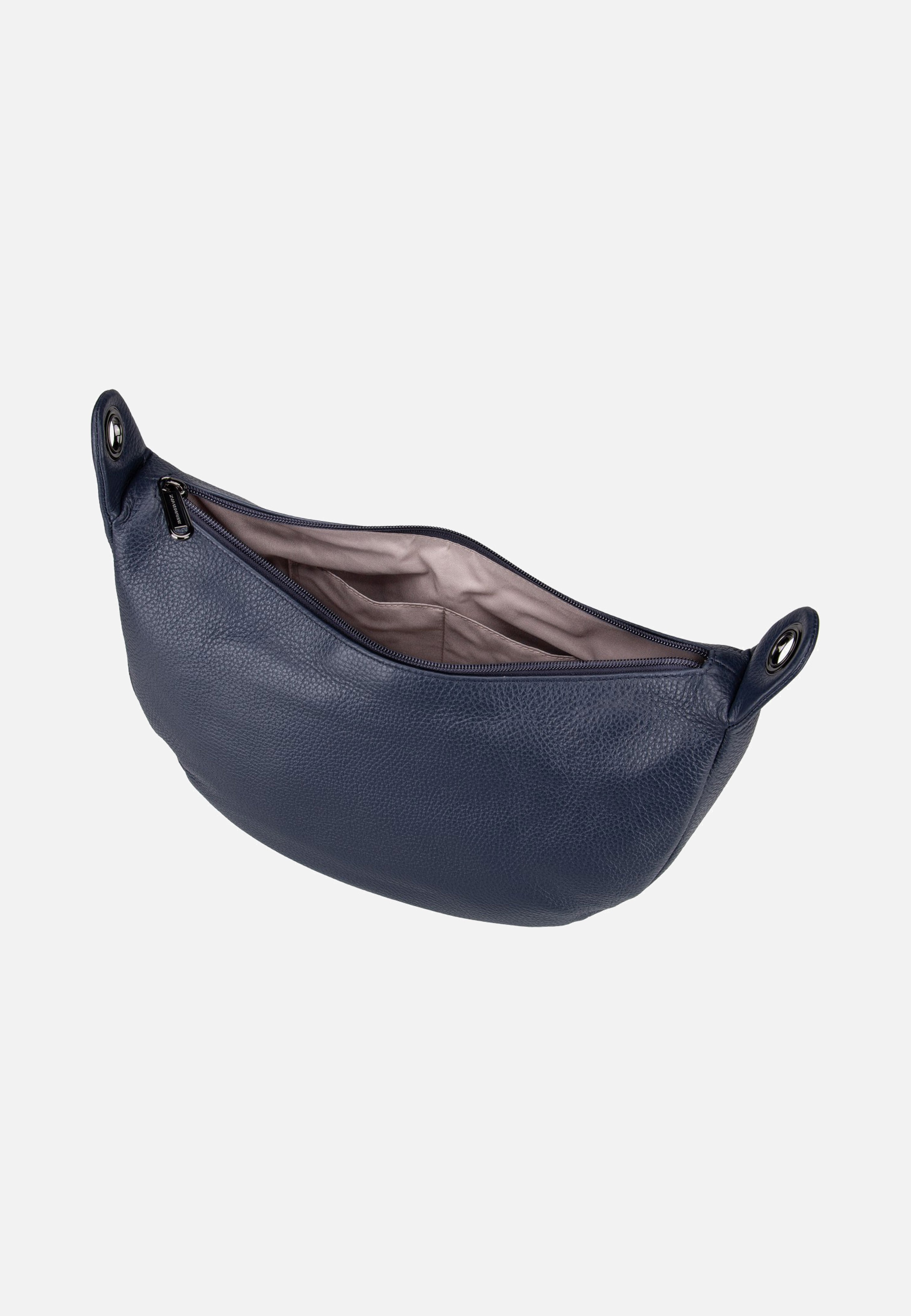 Mellow Leather Hobo FZT03 Dress Blue - Hobo Bag