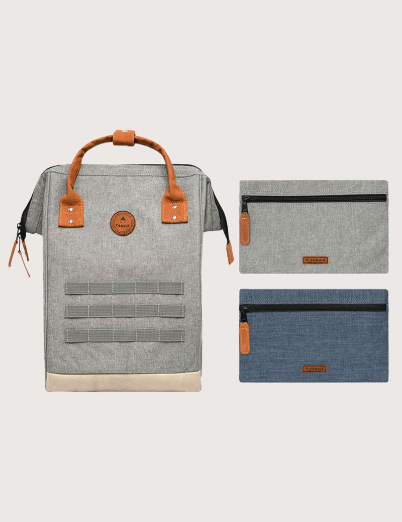 CABAIA SAC À DOS ADVENTURER MEDIUM NEW YORK + 2 POCHETTES