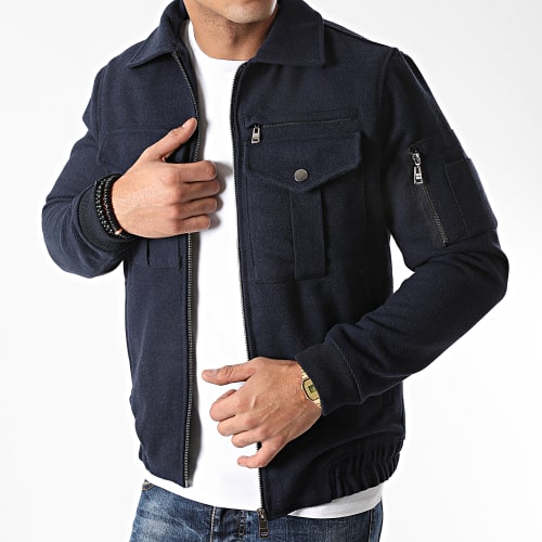 Veste Zippée 8078 Bleu Marine