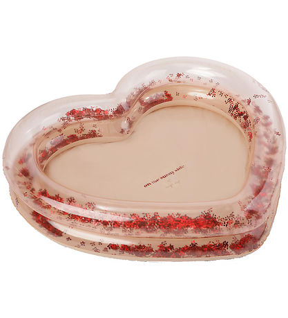 Konges Sløjd Planschbecken - 121x26 cm - Herz - Blush Transparen